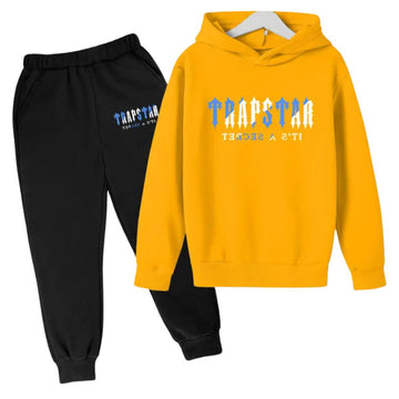 Trapstar Tracksuit Yellow and Black